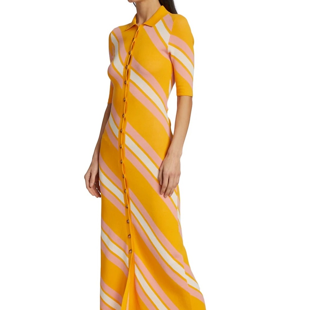 Derek Lam 10 Crosby Aurelia Cut-Out Knit Shirtdress (NWOT)